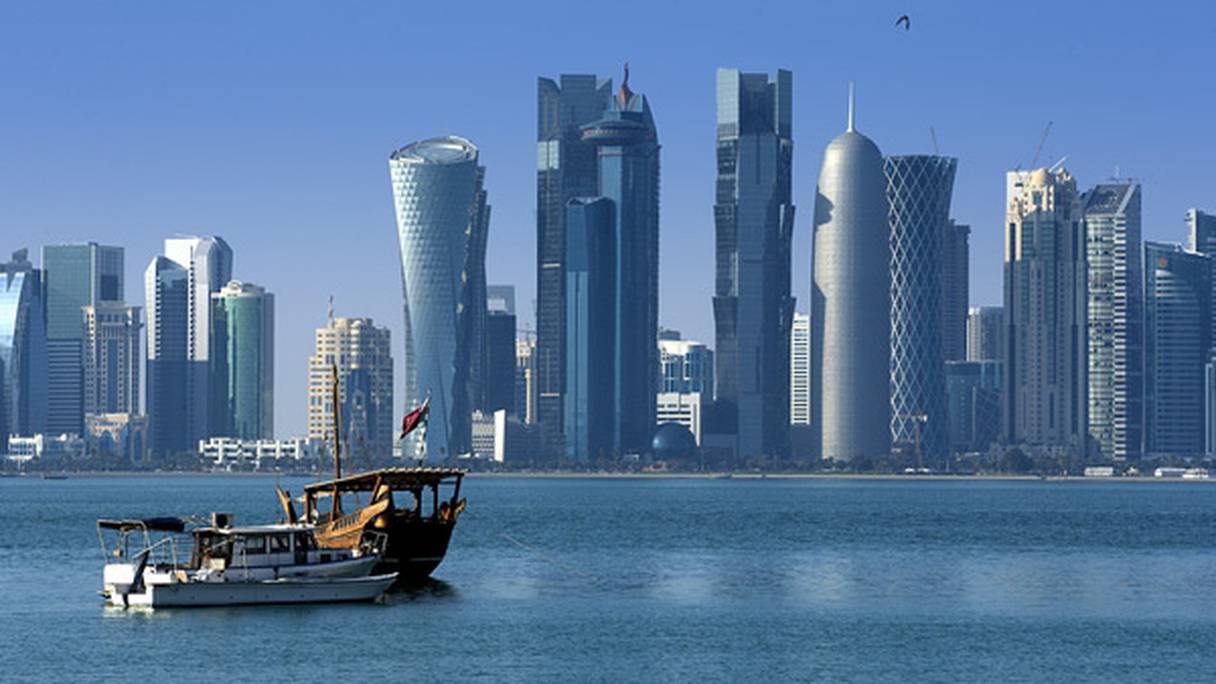 Doha, capitale du Qatar. 
