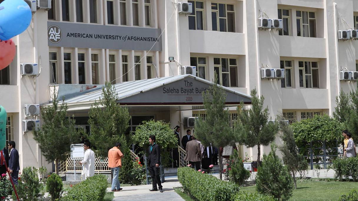 L'université américaine de Kaboul.
