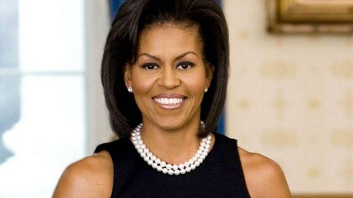Michelle Obama, première first lady noire de l'histoire des Etats-Unis. 
