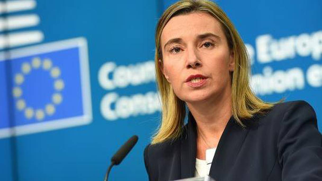 Federica Mogherini, haute représentante de l'UE pour les Affaires étrangères et la sécurité. 
