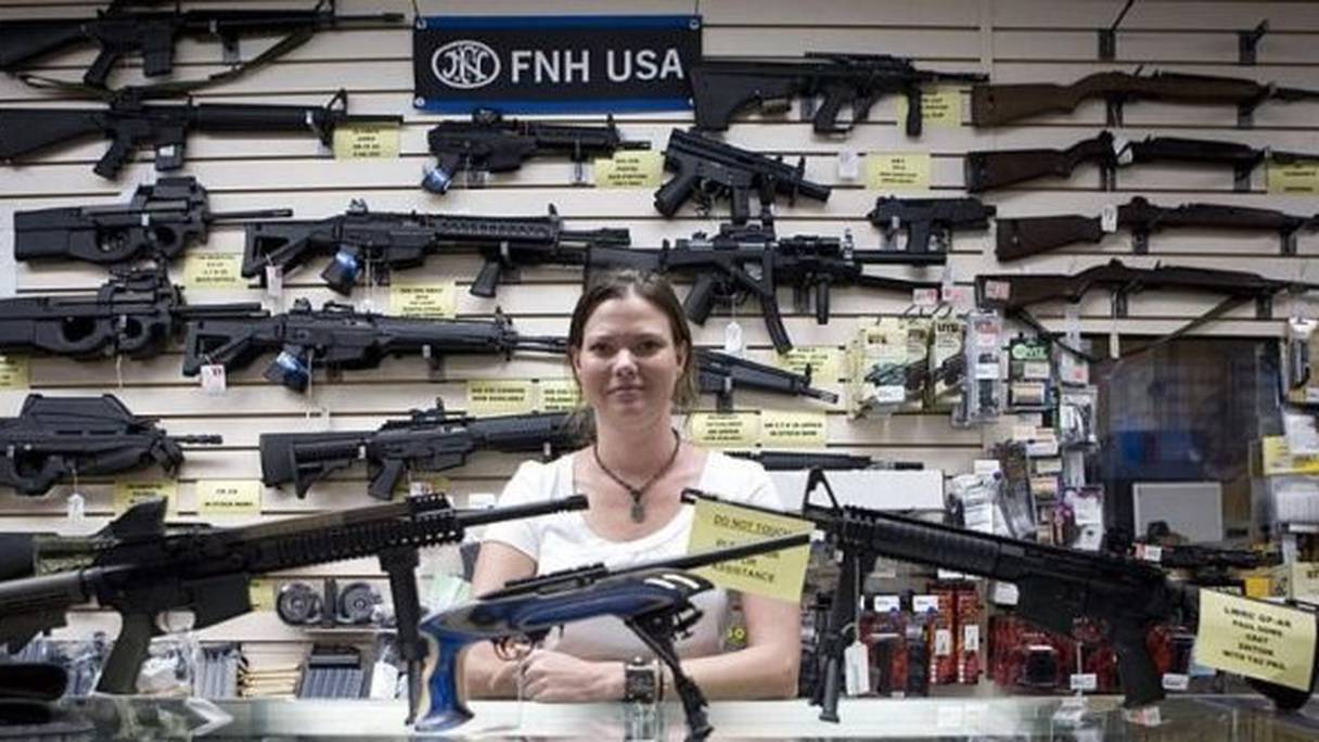 Un "gun shop" aux Etats-Unis.
