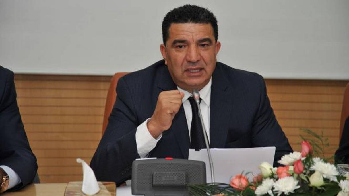Mohamed Moubdiî, ministre délégué chargé de la Fonction publique et de la modernisation de l'Administration.

