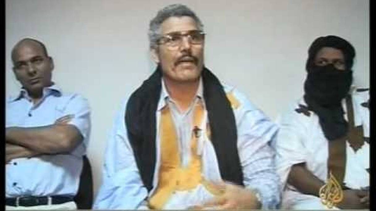 Mahjoub Salek, dirigeant de"Khat Chahid" (mouvement dissident du Polisario).
