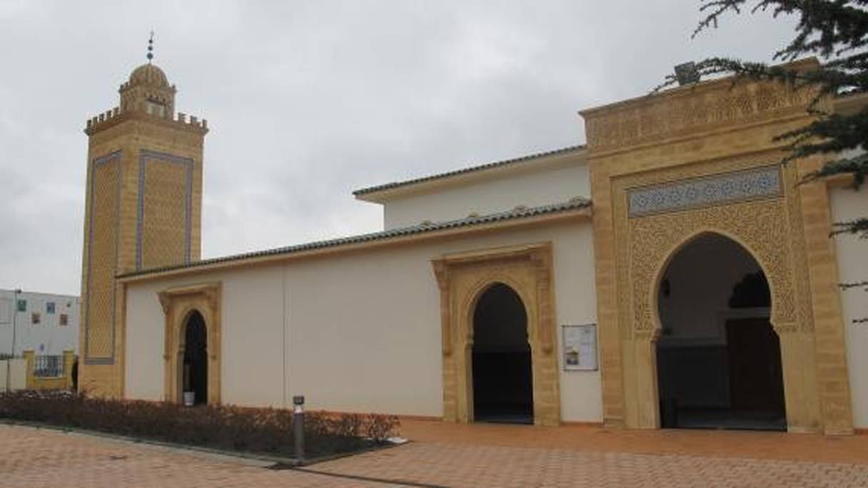 La Grande Mosquée Mohammed VI de Saint-Étienne.  
