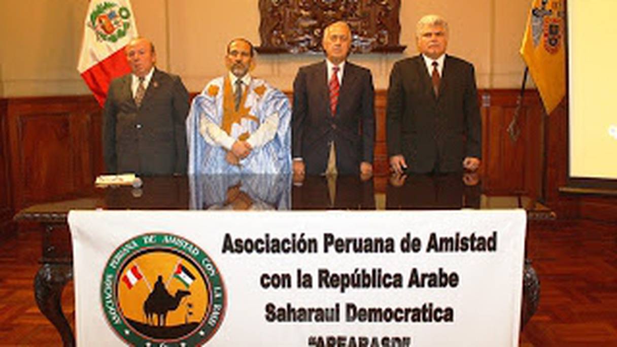 L'Association péruvienne d'amitié avec le polisario, présidée par Ricardo Sanchez. 
