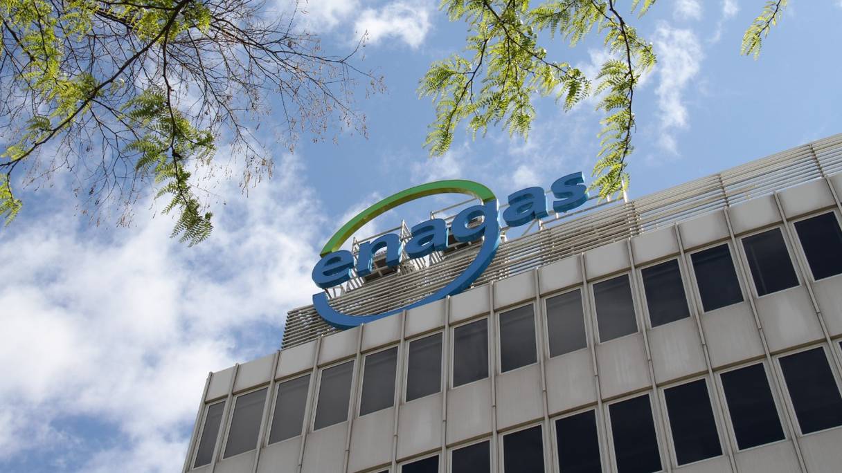 Siège à Madrid de la société Enagás, spécialisée dans l'acquisition, le transport, la regazéification et le stockage de gaz naturel.
