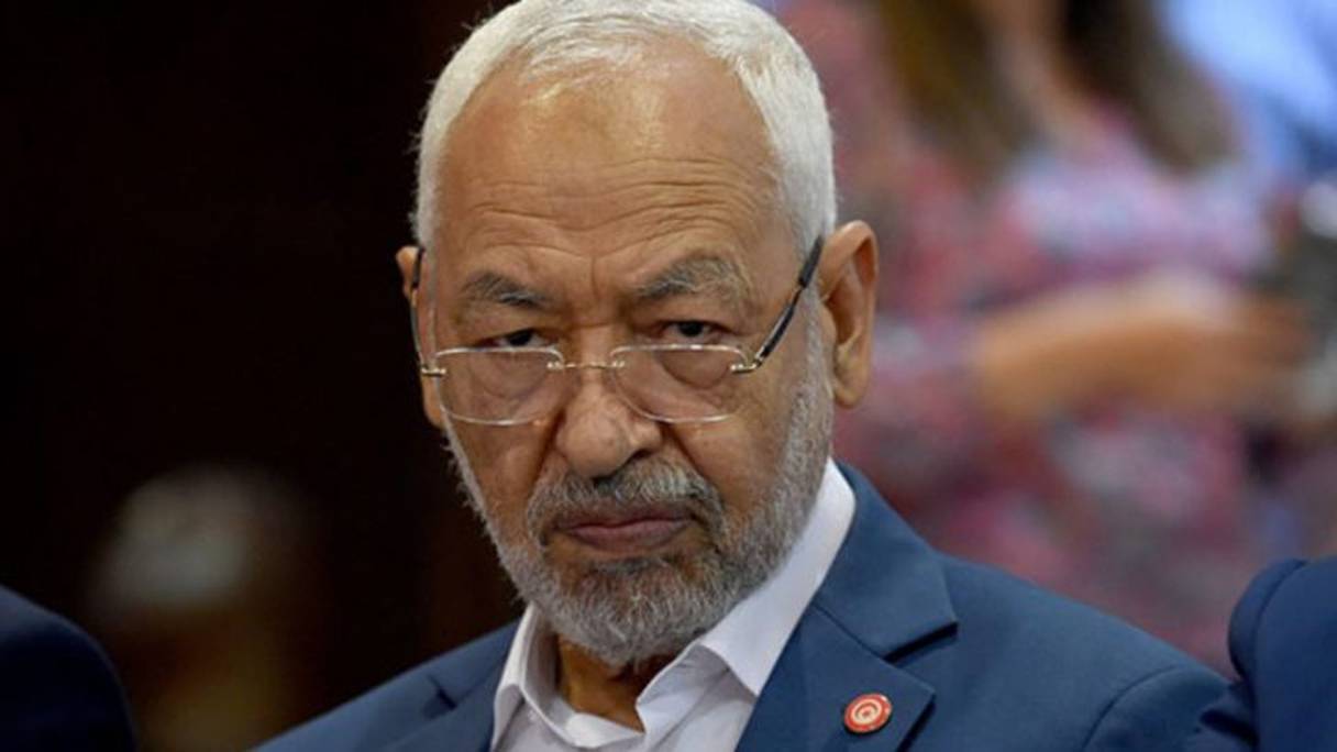 Rached Ghannouchi, leader historique du parti Ennahdha, élu président du Parlement tunsien.
