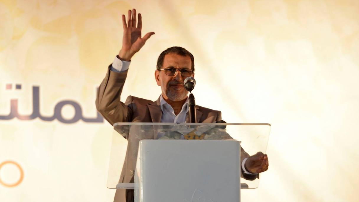Saâd Eddine El Othmani, secrétaire général du PJD. 
