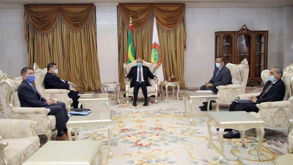L’envoyé spécial de Washington pour le Sahel, Peter Pham, reçu lundi 7 septembre 2020 par le président mauritanien, Mohamed ould Cheikh El Ghazouani.
