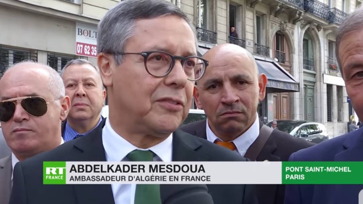AbdelkaderMesdoua, ambassadeur d'Algérie en France.
