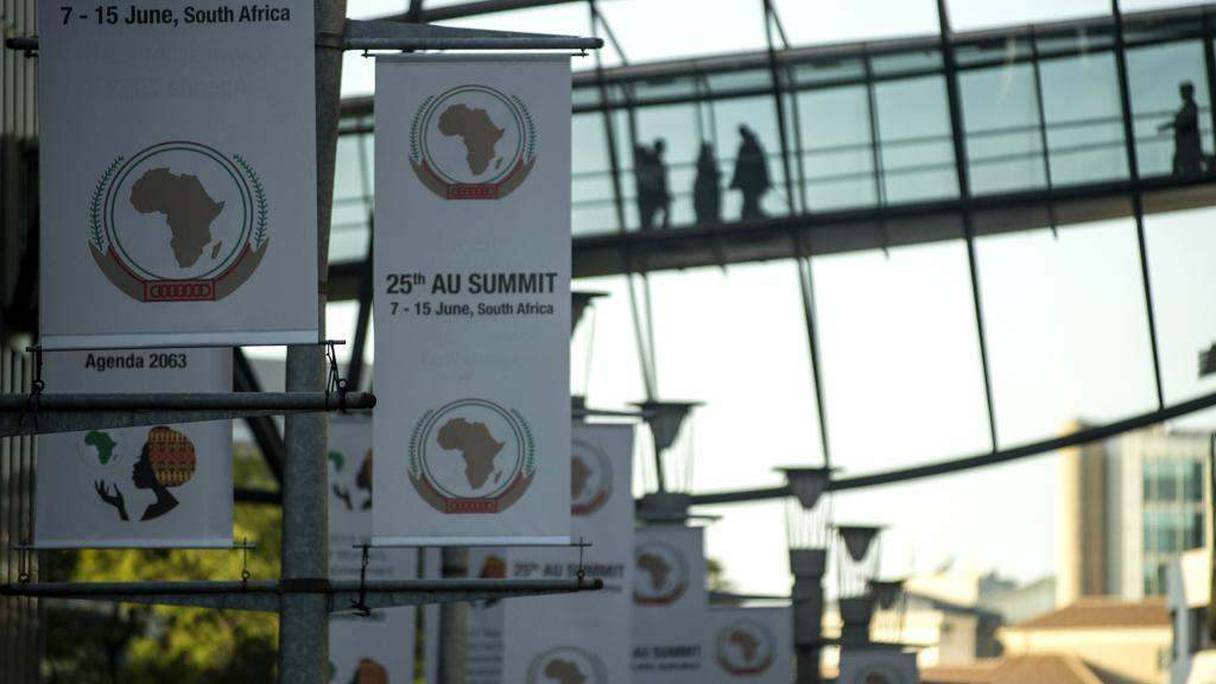 Le Sandton Convention Centre où s'est tenu le 25e sommet de l'Union africaine à Johannesburg.
