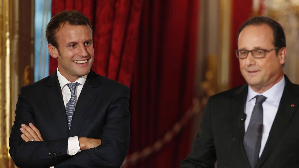 Emmanuel Macron et François Hollande
