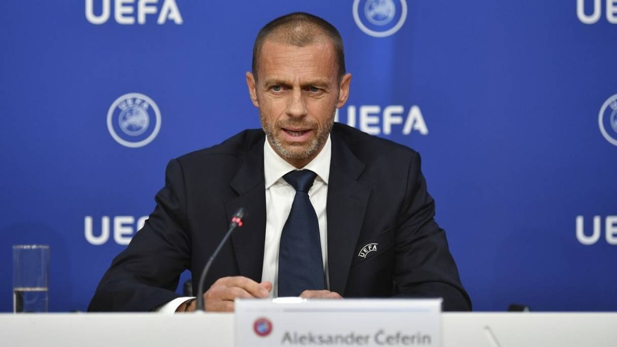 Le président de l’UEFA, le Slovène Aleksander Ceferin.
