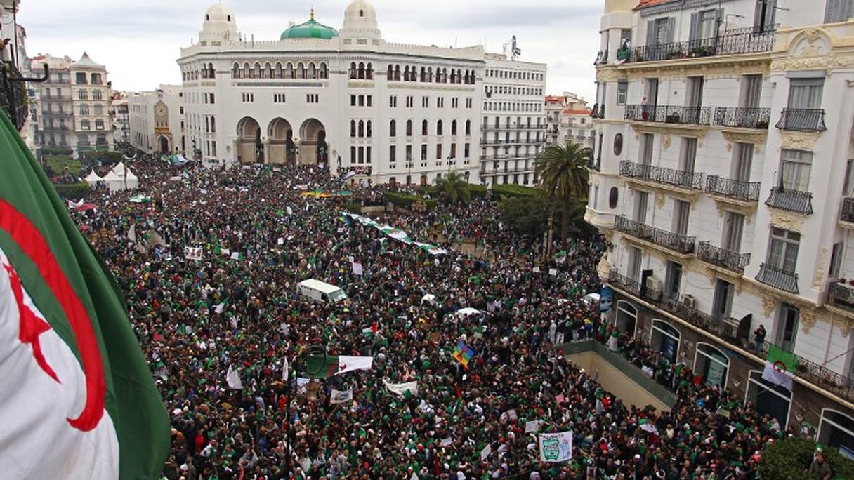 Cinquième vendredi de manifestations en Algérie.
