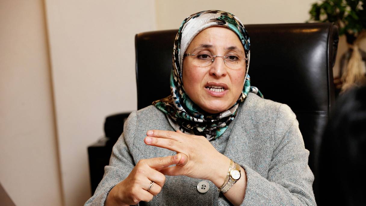 Bassima Hakkaoui, ministre marocaine de la Famille, de la Solidarité, de l’Egalité et du Développement social.

