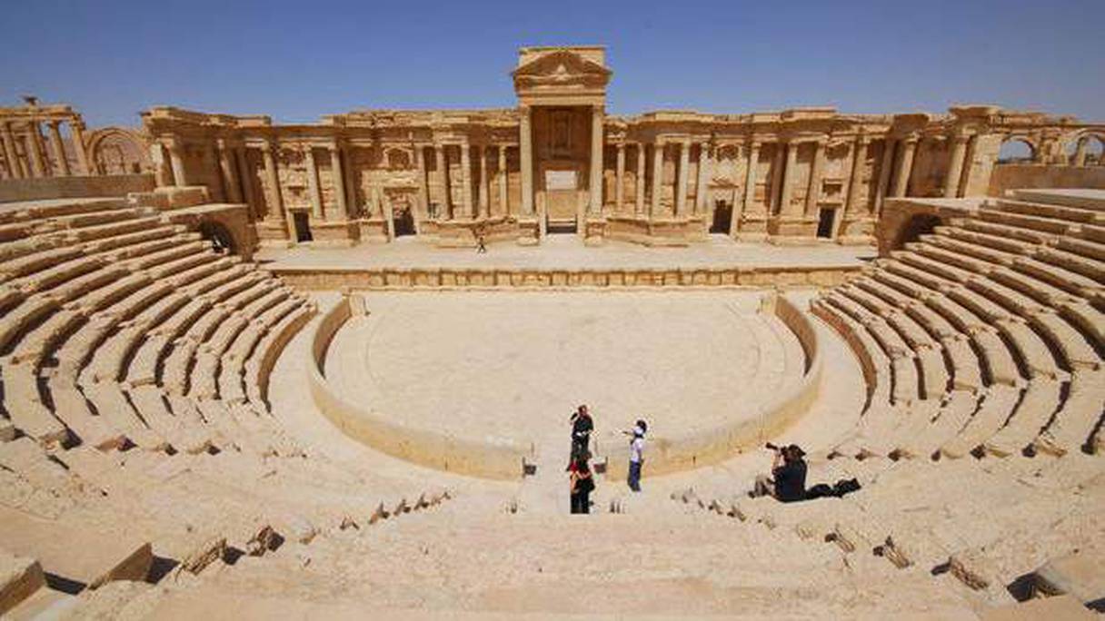 L'exécution des 20 hommes s'est déroulée dans le théâtre romain de la ville antique de Palmyre, selon une ONG.
