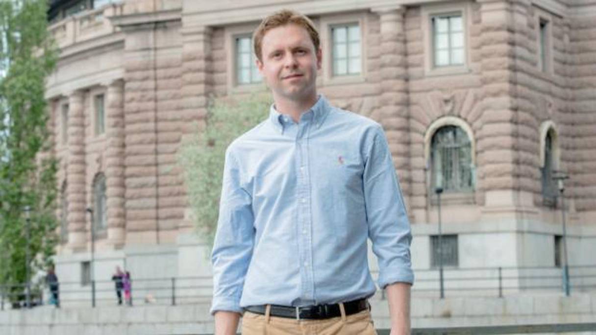 Johan Büser, député suédois et membre actif de la jeunesse social-démocrate.
