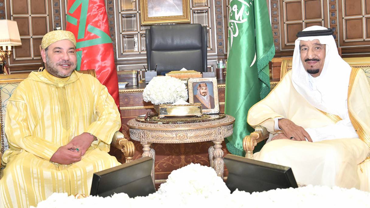 Le roi Mohammed VI et le roi Salmane ben Abdelaziz Al Saoud.
