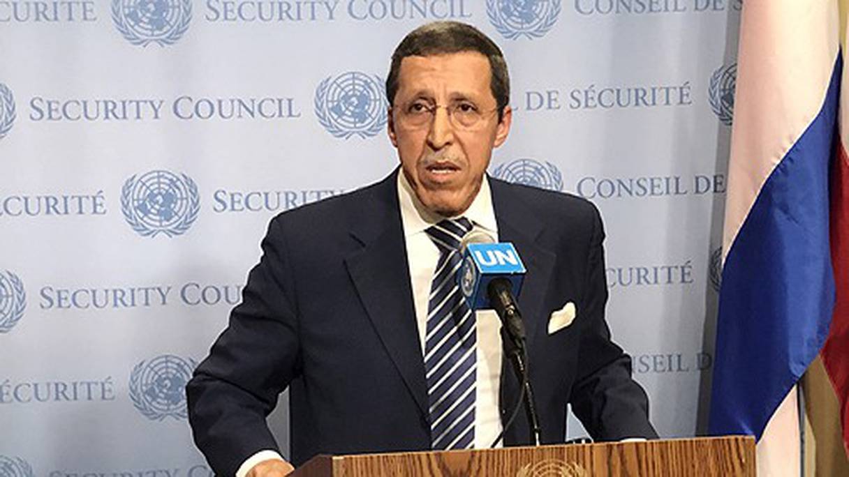 Omar Hilale, ambassadeur, représentant permanent du Maroc aux Nations unies.
