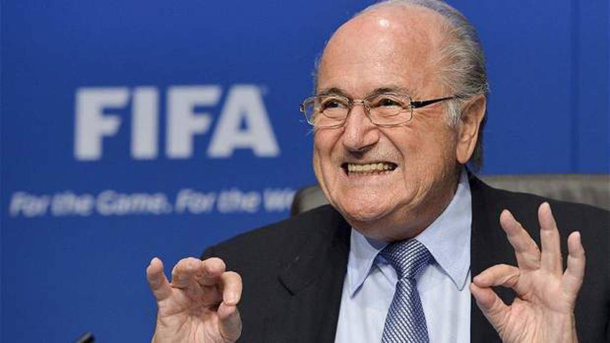 Sepp Blatter, président de la FIFA.
