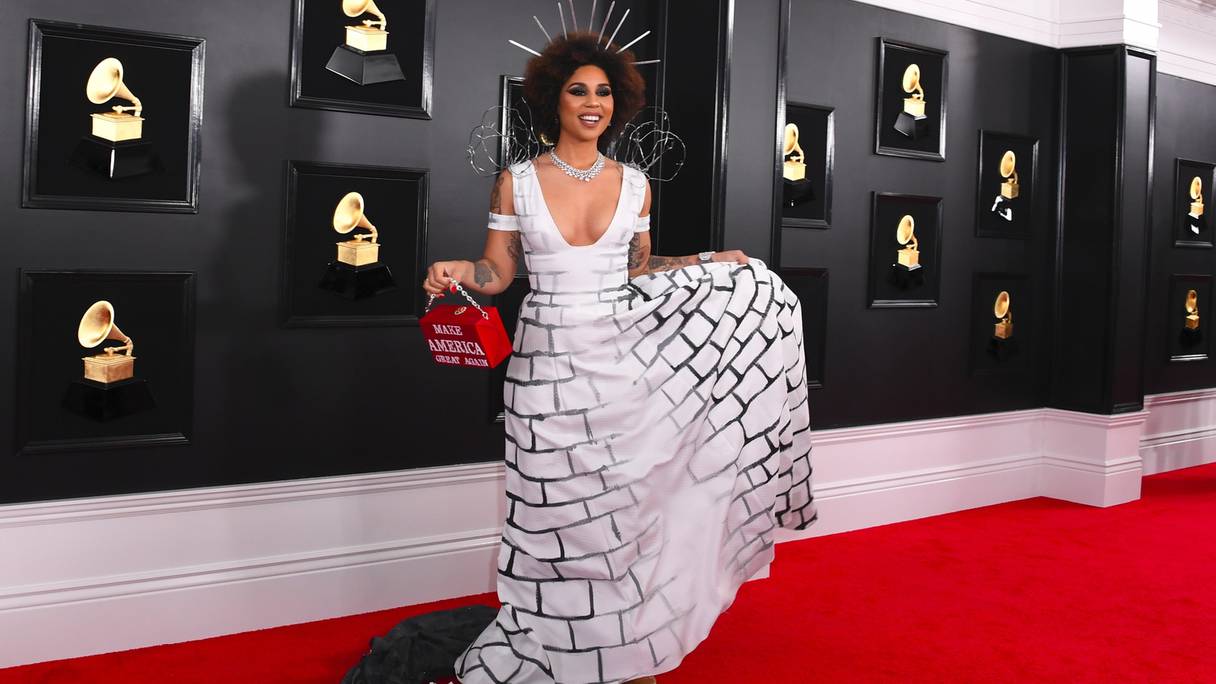 Joy Villa sur le tapis rouge des Grammy Awards 2019
