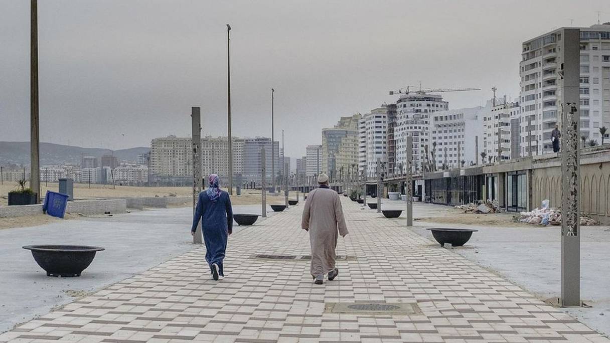 La ville du détroit, Tanger, vit une mue à marche forcée. Photo "Libération".
