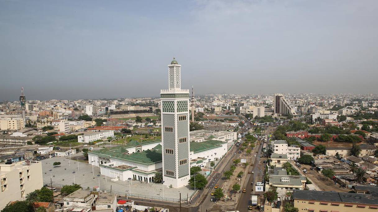 Une vue de Dakar, la capitale du Sénégal. 
