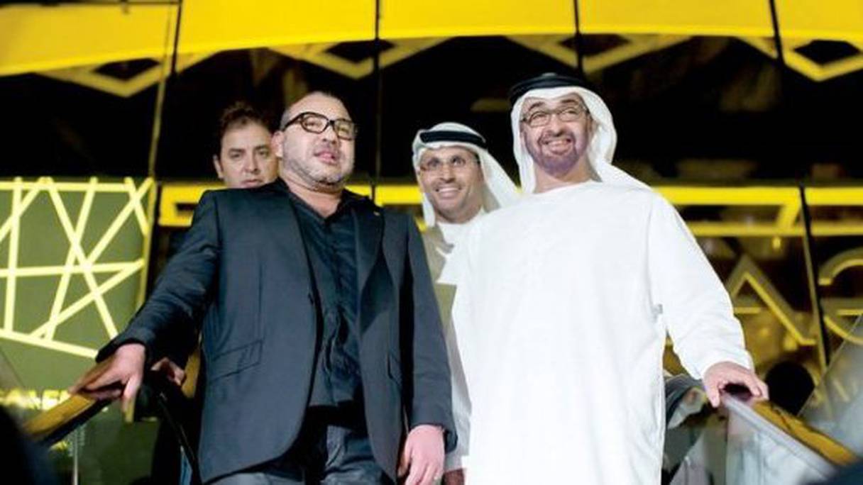 Le roi Mohammed VI et Cheikh Mohammed ben Zayed Al Nahyane donnent le coup d'envoi du centre commercial Galleria
