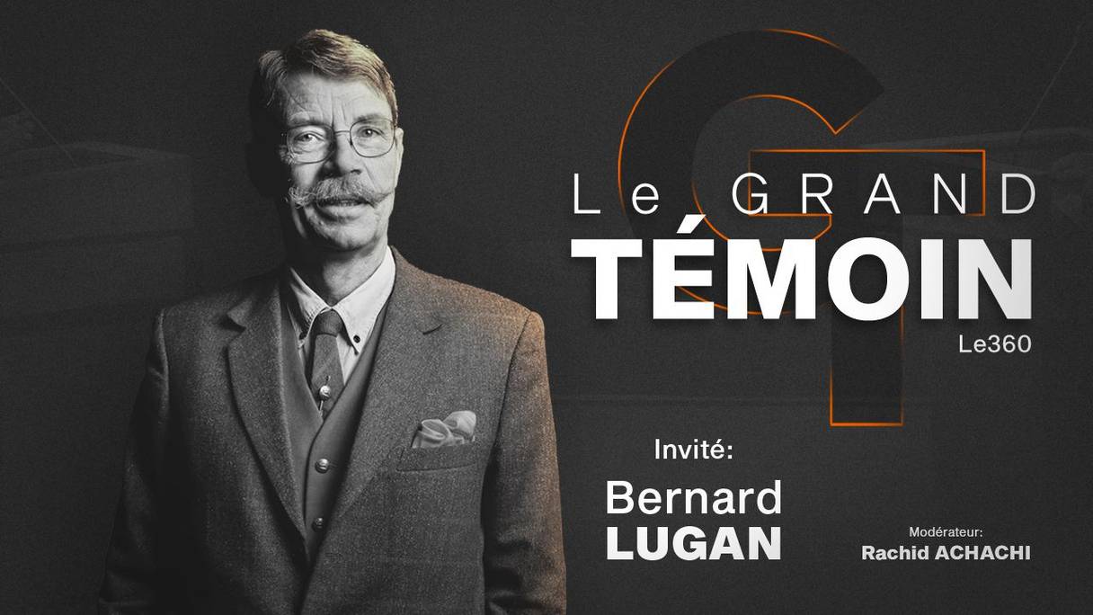 Affiche de la conférence de Bernard Lugan, prévue le lundi 3 octobre 2022 à 17h00 à l’hôtel Hyatt Regency, Casablanca.
