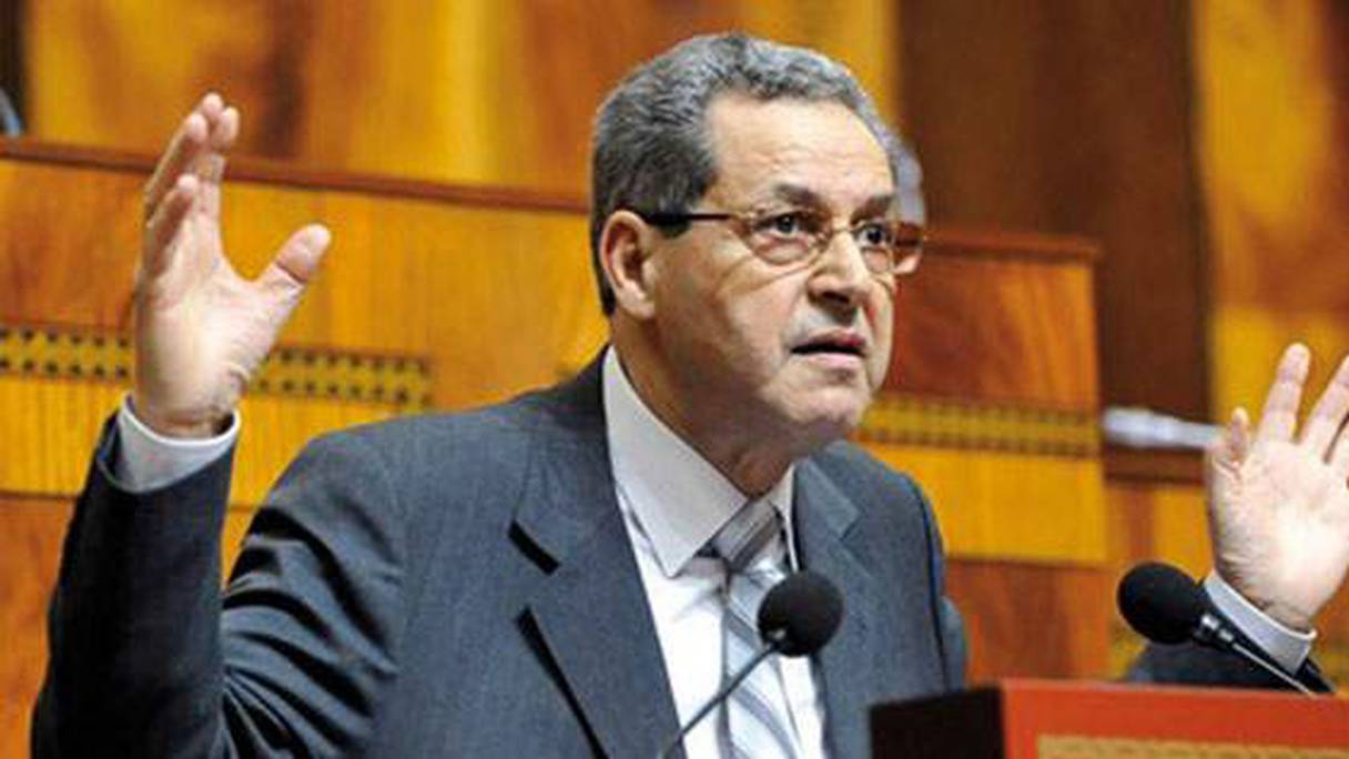 Mohand Laenser, secrétaire général du Mouvement populaire (MP). 
