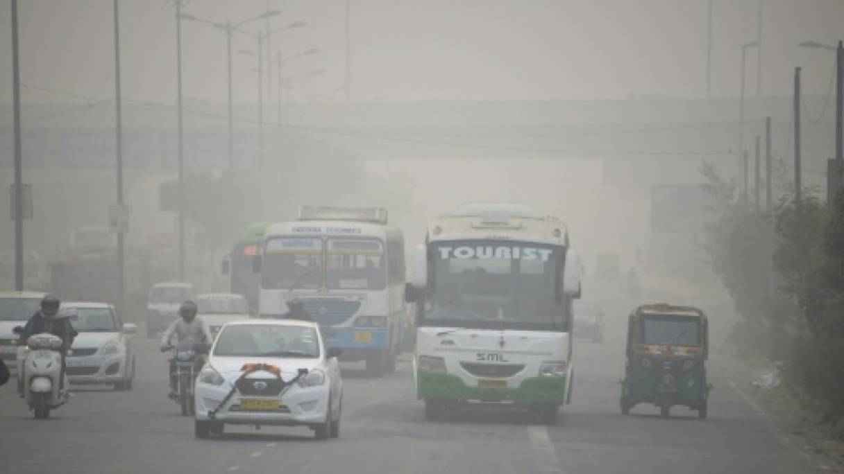 Le taux de pollution à New Delhi devient alarmant.

