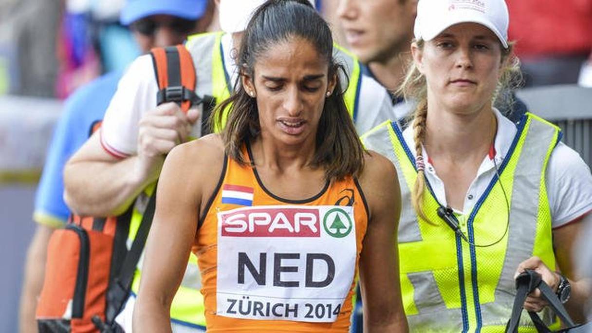L'athlète néerlandaise Madiea Ghafoor.
