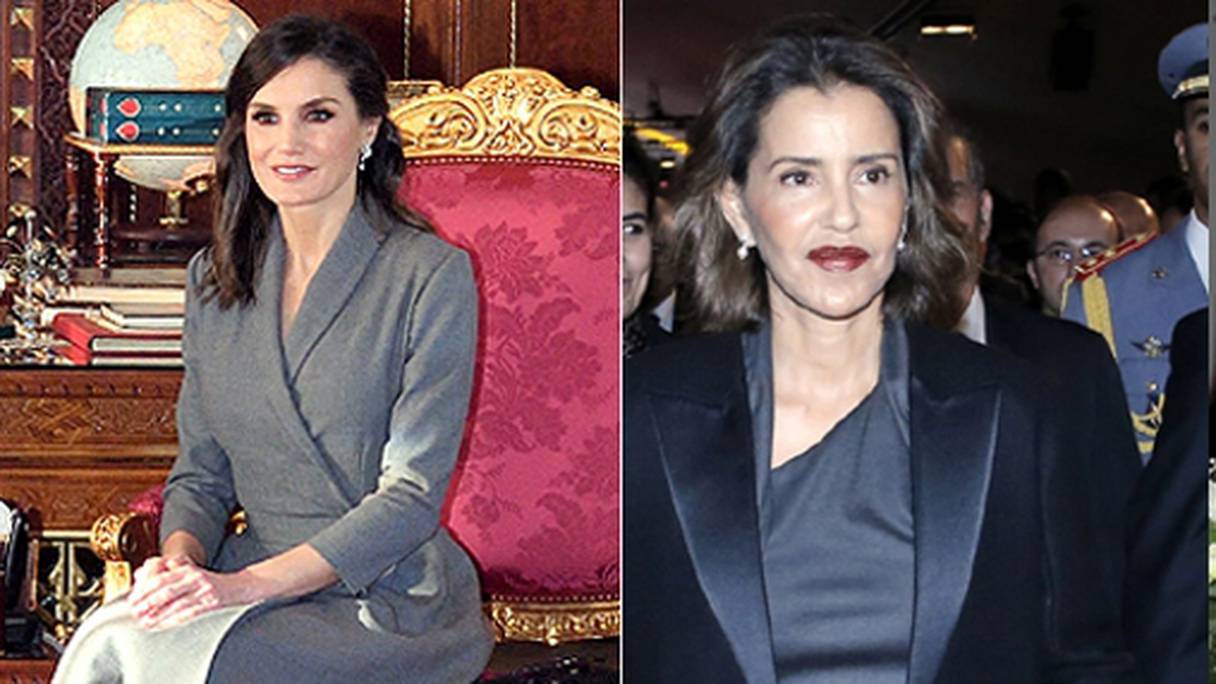 La Reine Dona Letizia d’Espagne et Son Altesse Royale la Princesse Lalla Meryem
