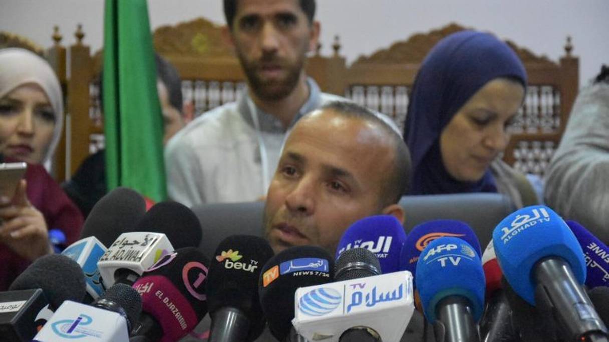 Le vrai Rachid Nekkaz candidat à la présidentielle algérienne.
