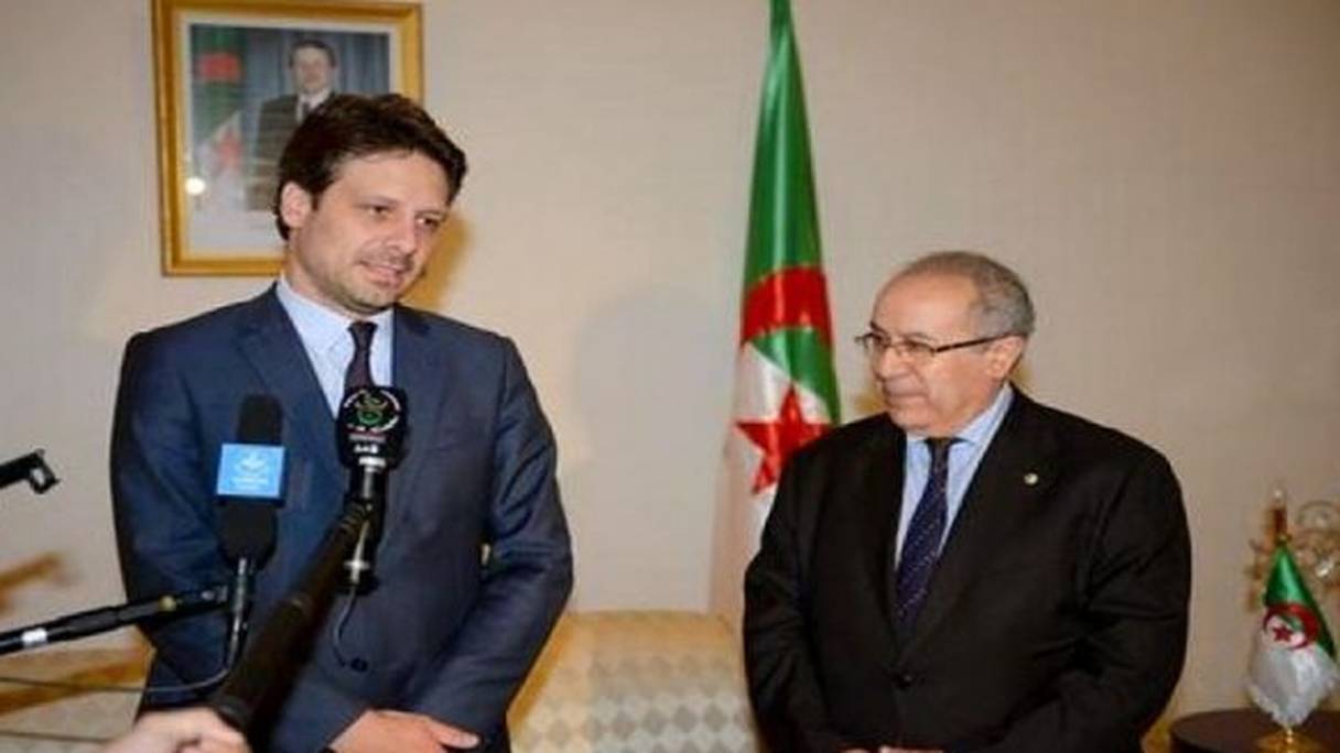 Le ministre équatorien des AE, William Long, reçu jeudi par son homologue algérien Ramtane Lamamra.
