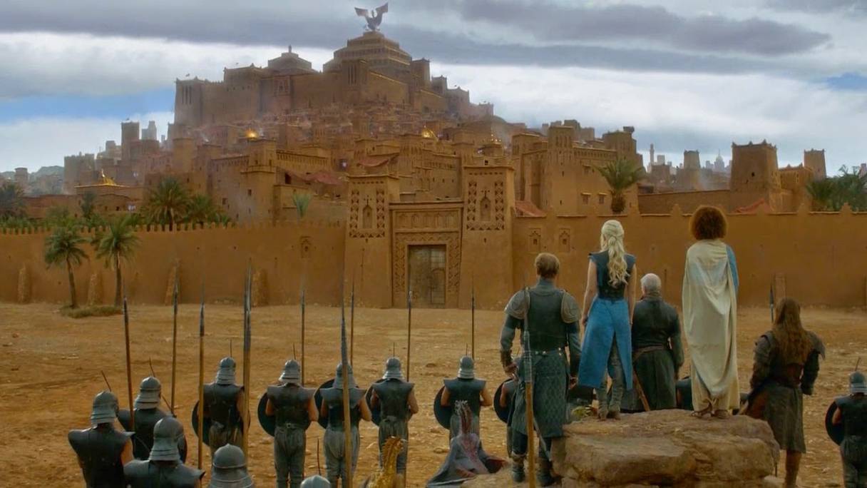 Une scène de la série Game of Thrones tournée à Aït Benhaddou
