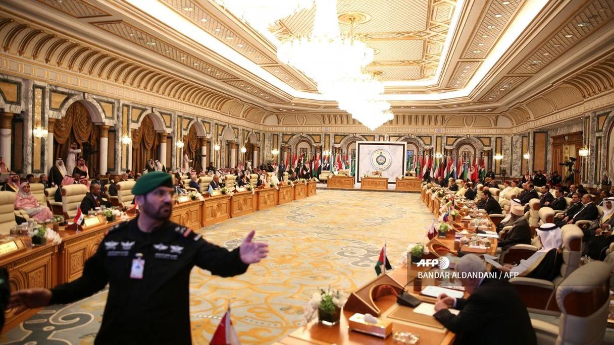 Lors de la réunion de 31 mai 2019 du Sommet arabe.
