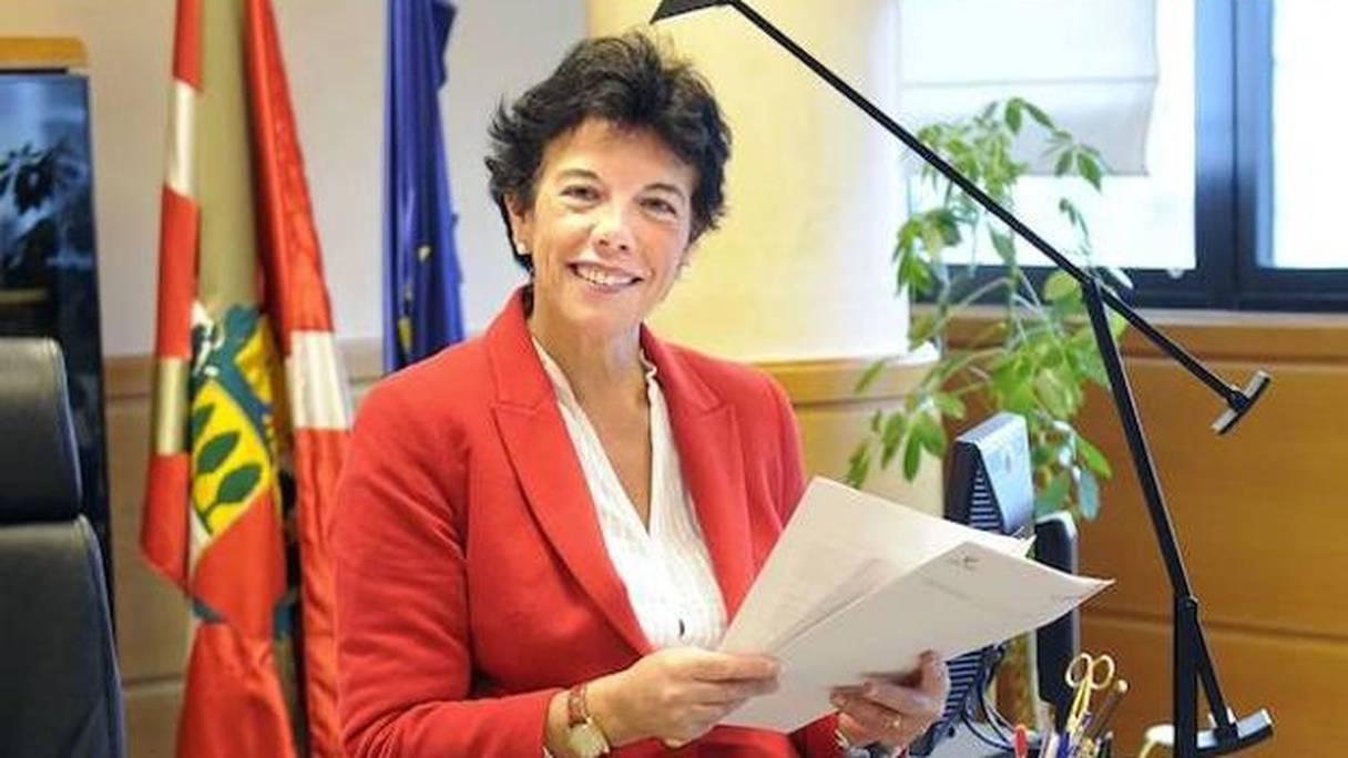 La ministre porte-parole du gouvernement espagnol en fonction, Isabel Celaá.
