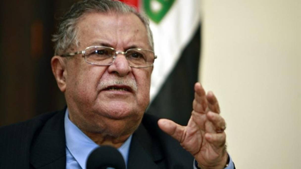 L'ancien président irakien Jalal Talabani est mort. Ici à Bagdad, le 2 mars 2009.
