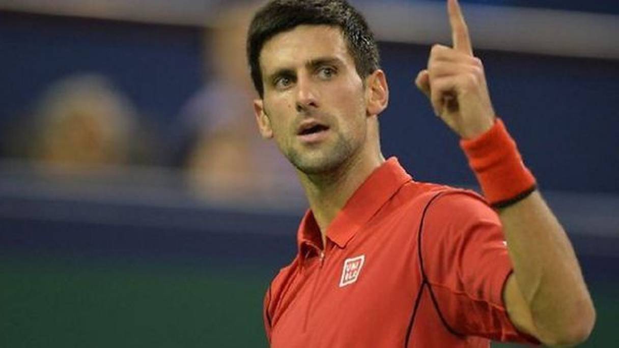 Le N° 1 mondial, Novak Djokovic.
