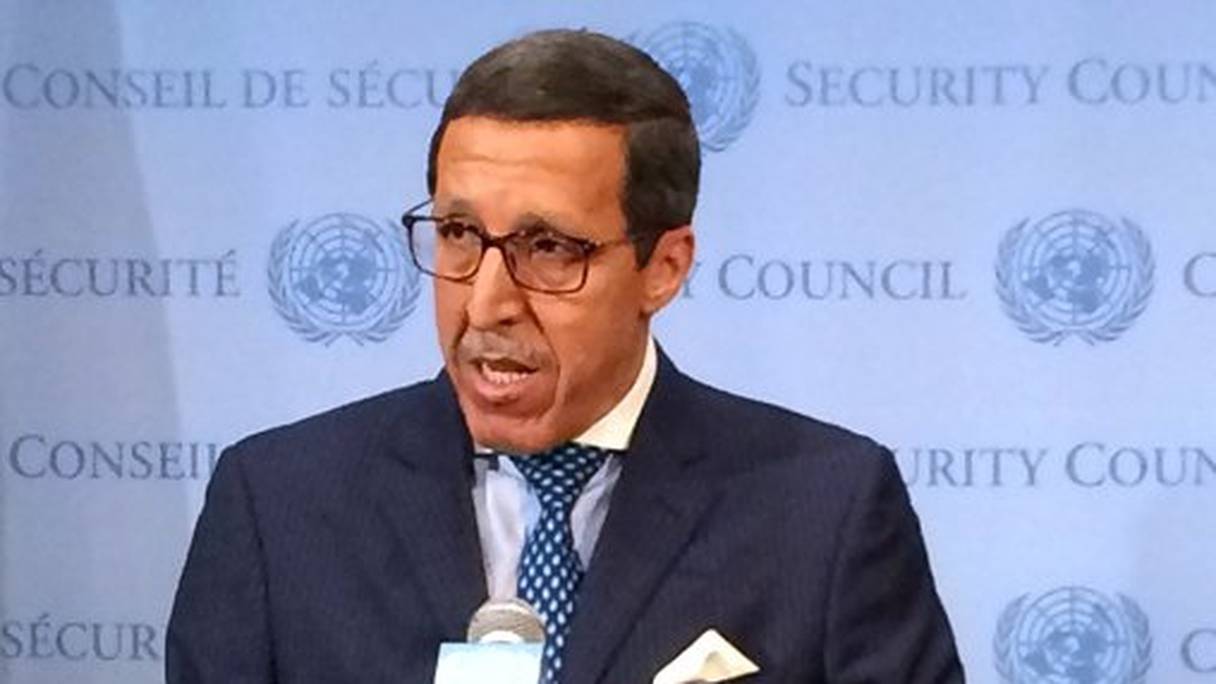 Omar Hilale, ambassadeur représentant permanent du royaume du Maroc auprès de l'ONU.
