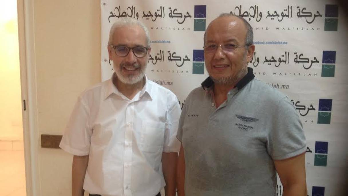 Abderrahim Cheikhi et son nouveau premier bras droit, Aous Remmal.
