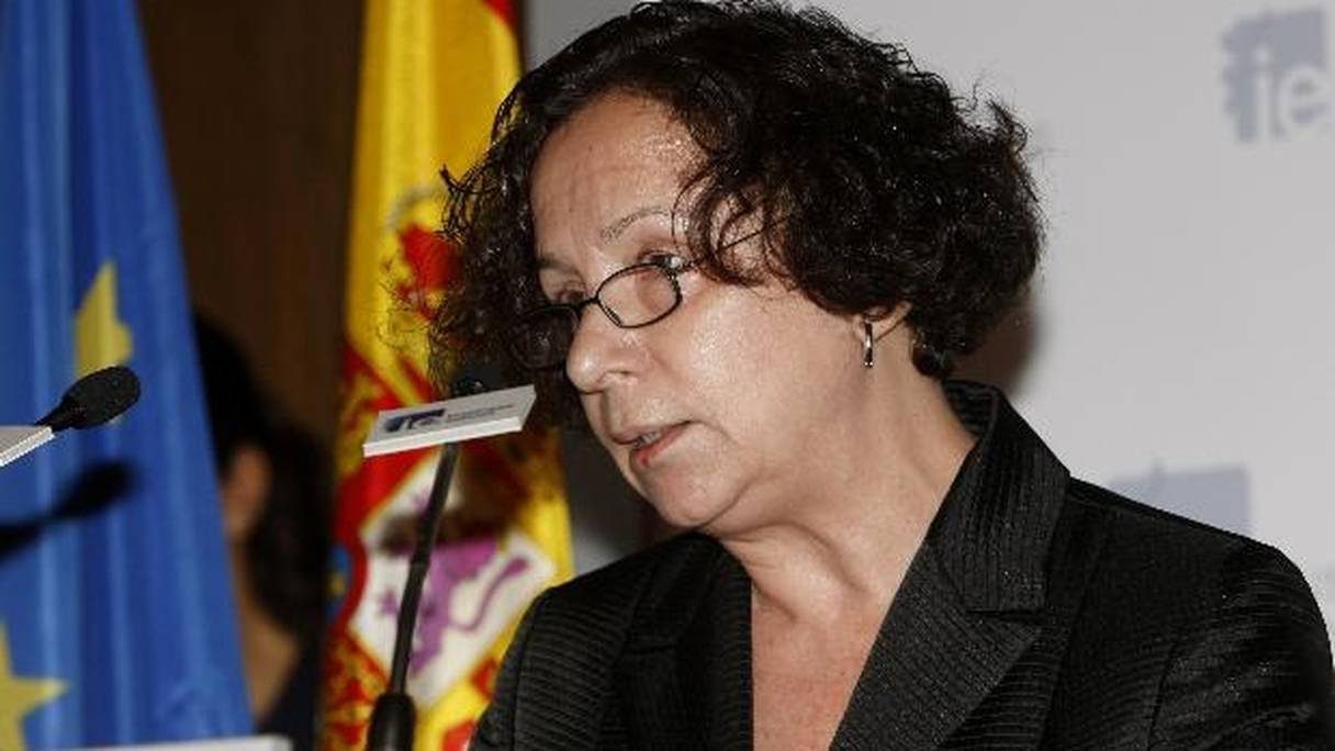 Ana Palacio, la première femme ministre espagnole des Affaires étrangères (2002-2004).
