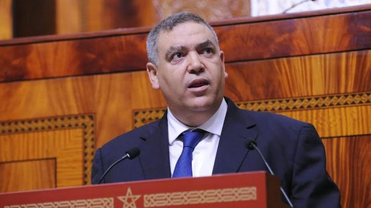Abdelouafi Laftit, ministre de l'Intérieur.
