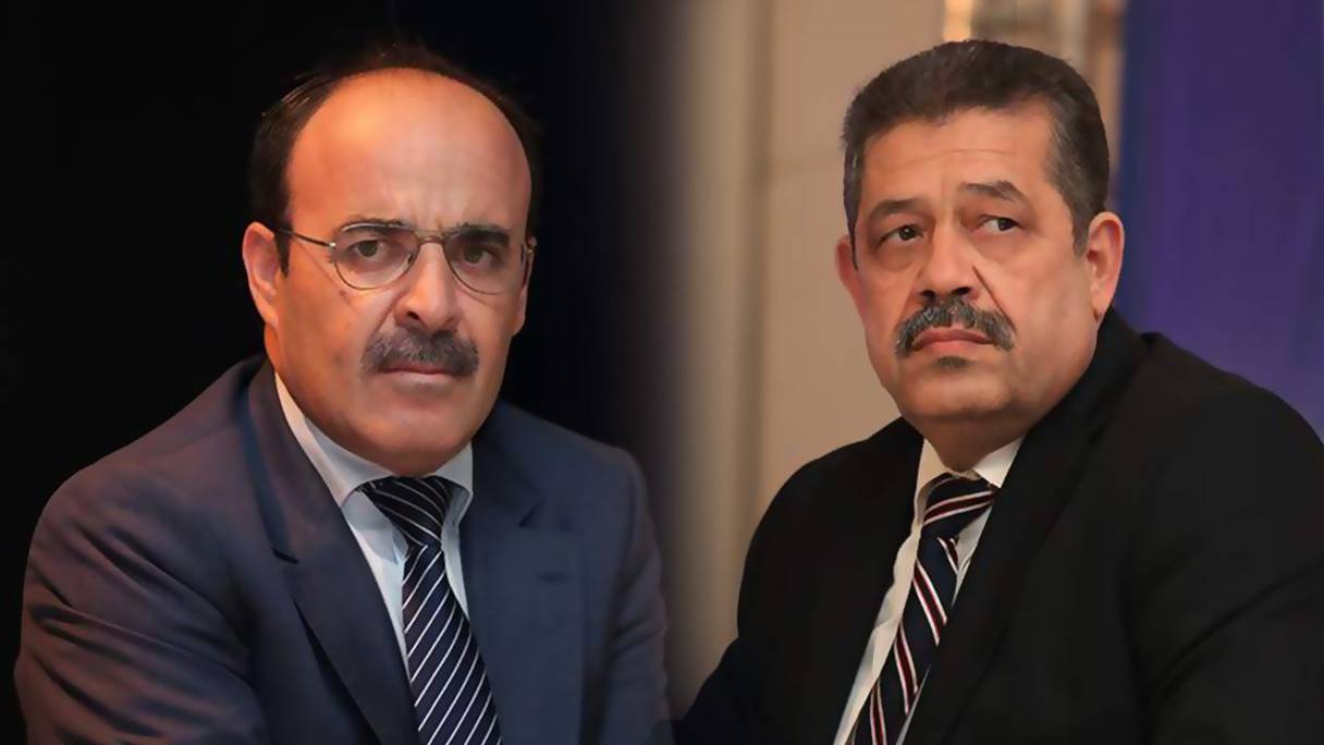 Ilyas El Omari (à gauche) et Hamid Chabat. (Photomontage.)
