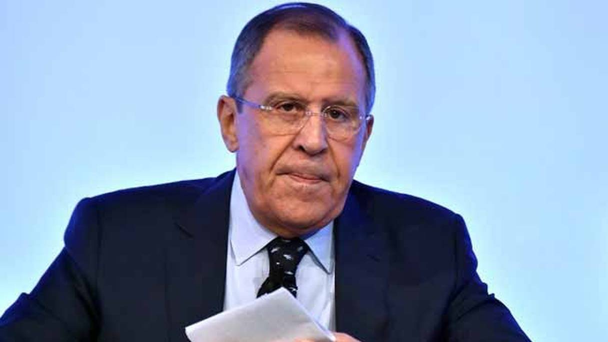 Sergueï Lavrov, ministre russe des Affaires étrangères. 
