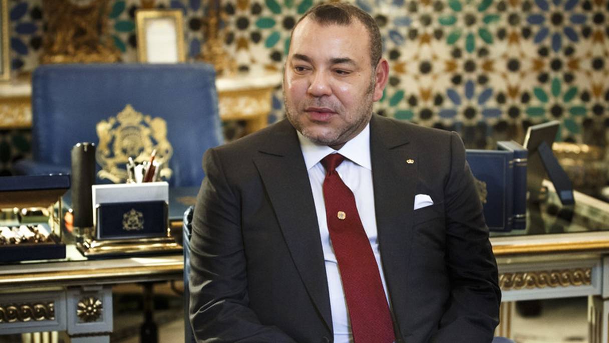 Mohammed VI, Roi du Maroc.
