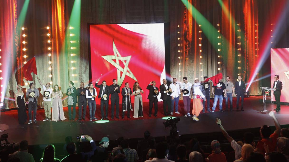 Photo souvenir des heureux élus du Méditel Morocco Awards.
