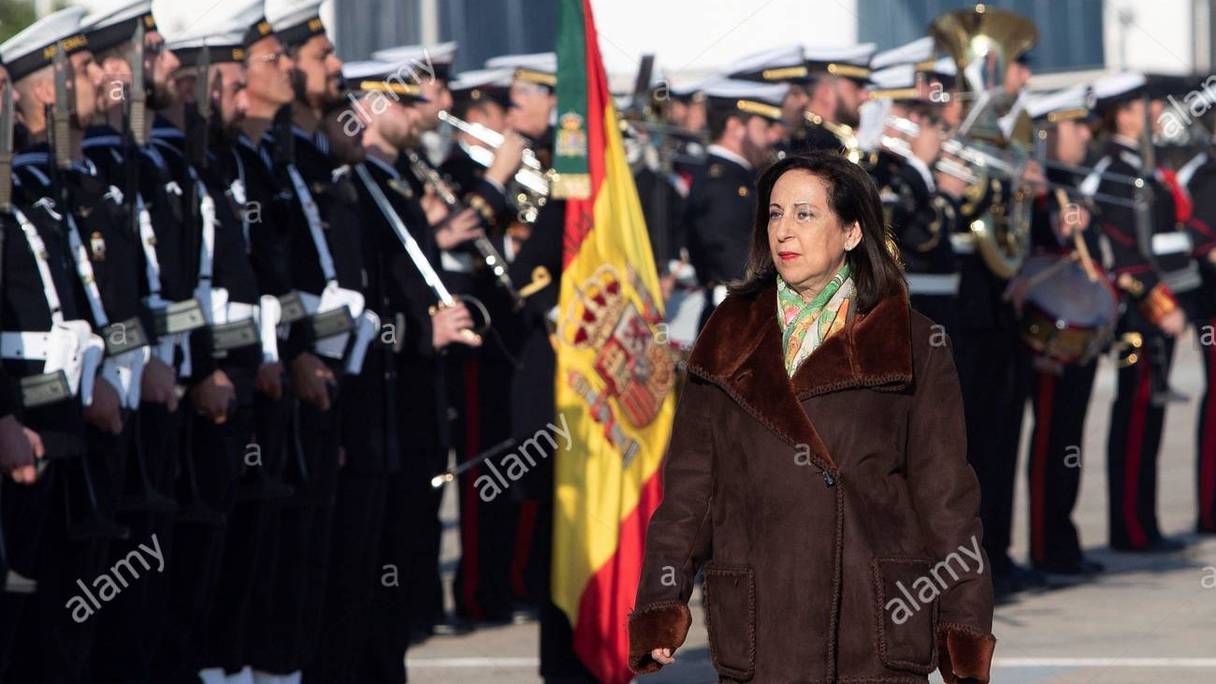 Margarita Robles, ministre espagnole de la Défense et des Affaires étrangères. 
