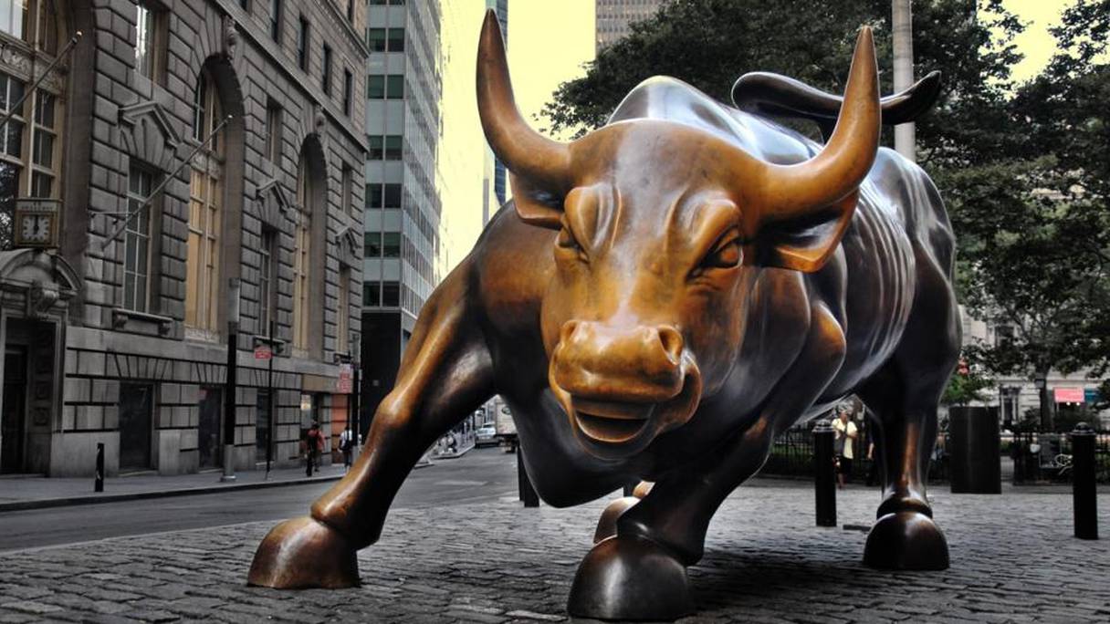 Le taureau new-yorkais de Wall-Street
